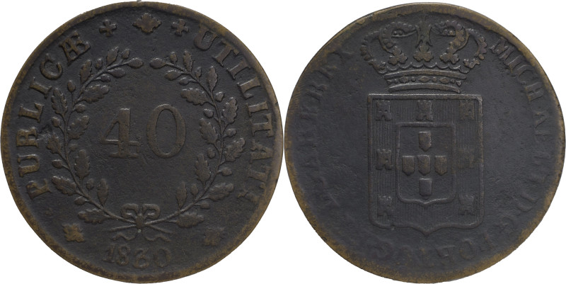 Portugal
D. Miguel I (1828-1834)
Pataco Lisboa 1830
Legenda reverso: ET LGARB
AG...