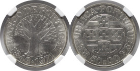 Moedas certificadas
Portugal República 50 escudos 1971
NGC MS 64