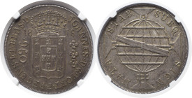 Moedas certificadas
Portugal Brazil 960 réis 1816R
NGC AU 58