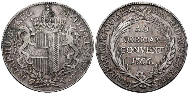 Austria. Maria Theresa (1740-1780). Taler. 1766. (Dav-1148). Ag. 27,95 g. Choice...