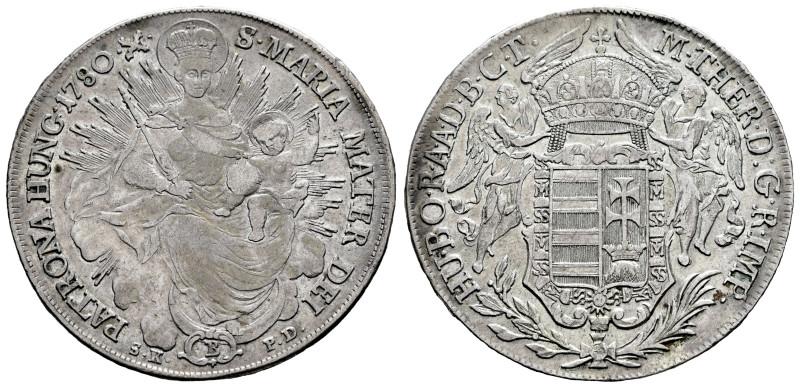 Austria. Maria Theresa (1740-1780). Taler. 1780. Kremnitz. (Km-386.2). (Dav-133a...