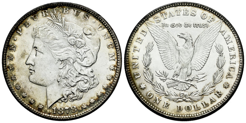 U.S. Coins. Morgan Dollars. 1 dollar. 1878. Philadelphia. (Km-110). Ag. 26,80 g....