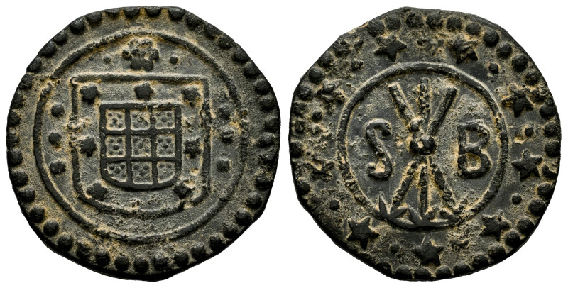 Portuguese India. D. Sebastiao I (1557-1578). Bastardo. Malacca. (Gomes-31.03). ...