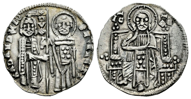 Italy. Venice. Giovanni Dandolo (1280-1289). Grosso. (Mont-59). (Paolucci-2). Ag...