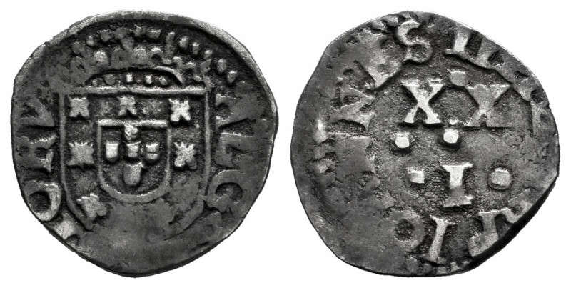 Portugal. D. Joao IV (1640-1656). Vintém. (Gomes-11.04). Ag. 1,15 g. VF. Est...1...