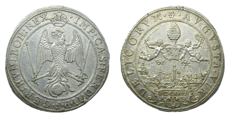 ALEMANIA - AUGSBURGO. Fernando II. 1626. Táler. Ar 2918 gr. 

Status: EBC