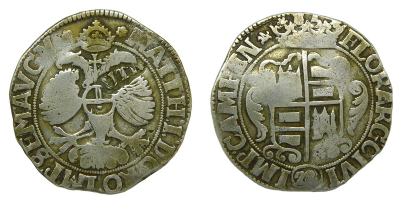 PAISES BAJOS. (1693). Gulden. Campen. Resellado UTR en Utrecht. Raro. Ar 19,62 g...