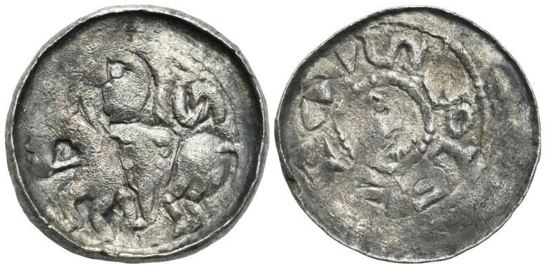 Medieval coins 
607

Bolesław II Śmiały (1058-1080). Denar książęcy, Kraków /...