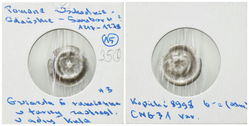 Medieval coins 
607

Pomorze Gdansk/ Danzigie. Sambor II (1217-1278). Braktea...