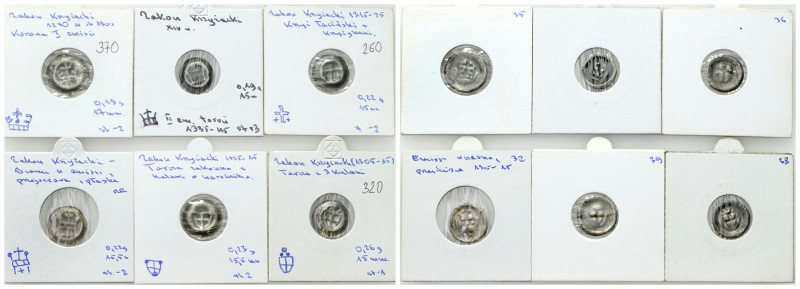 Teutonic Order
607

Zakon Krzyżacki. Brakteat, set 6 pieces 

Monety w papi...
