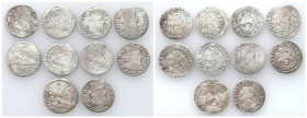 Sigismund III Vasa 
POLSKA/ POLAND/ POLEN / POLOGNE / POLSKO

Zygmunt III Waza. Grosz (Groschen) 1625-1627, Wilno / Vilnius, set 10 pieces 

W pr...