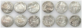 Sigismund III Vasa 
POLSKA/ POLAND/ POLEN / POLOGNE / POLSKO

Zygmunt III Waza. Grosz (Groschen) 1626-1627, Wilno / Vilnius, set 6 pieces 

Dwa r...