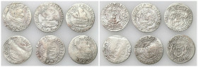 Sigismund III Vasa 
POLSKA/ POLAND/ POLEN / POLOGNE / POLSKO

Zygmunt III Waza. Grosz (Groschen) 1625-1627, Wilno / Vilnius, set 6 pieces 

Różne...