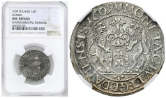 Sigismund III Vasa - Danzig orts
POLSKA/ POLAND/ POLEN / POLOGNE / POLSKO

Zygmunt III Waza. Ort - 18 Grosz (Groschen) 1609, Gdansk/ Danzig NGC UNC...