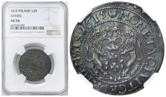 Sigismund III Vasa - Danzig orts
POLSKA/ POLAND/ POLEN / POLOGNE / POLSKO

Zygmunt III Waza. Ort - 18 Grosz (Groschen) 1615, Gdansk/ Danzig NGC AU5...