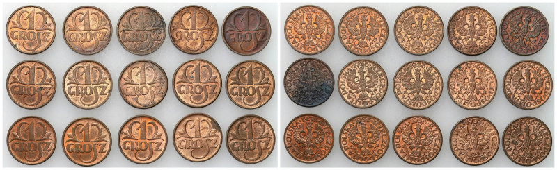 Second Polish Republic collection of penny coins
POLSKA / POLAND / POLEN / POLO...