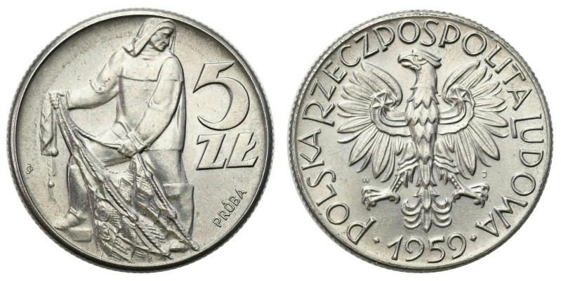 Collection - Nickel Probe Coins
POLSKA / POLAND / POLEN / II RP / PROBA / PATTE...