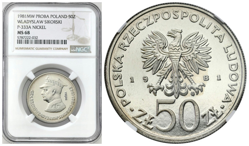 Collection - Nickel Probe Coins
POLSKA / POLAND / POLEN / II RP / PROBA / PATTE...