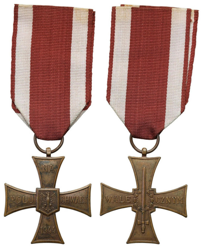 Decorations, Orders, Badges
Cross of Valor 1944, Moscow 

Krzyż kawalerski, n...