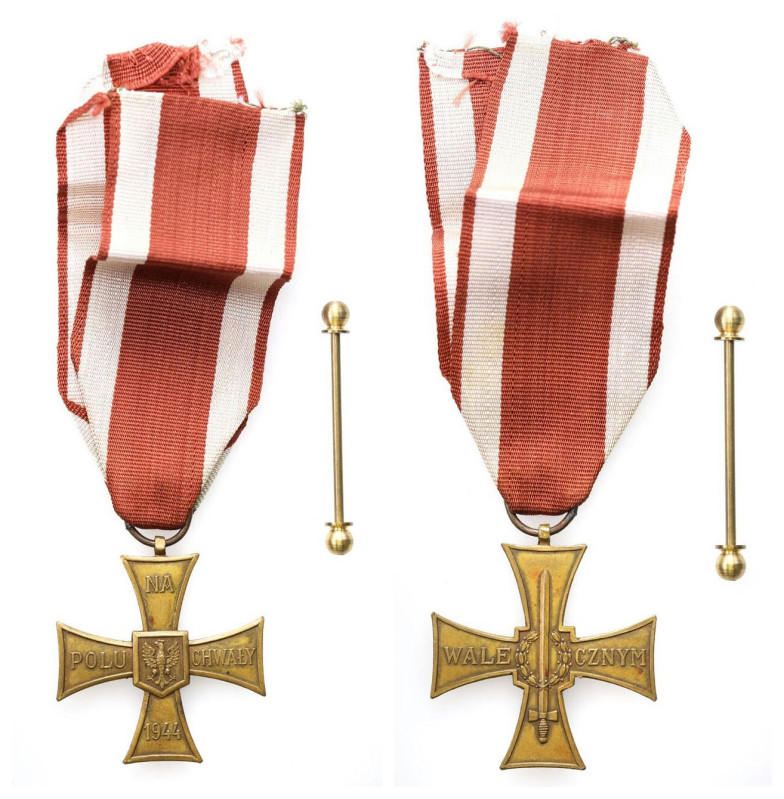 Decorations, Orders, Badges
Cross of Valor 1944, Moscow 

Krzyż kawalerski, n...