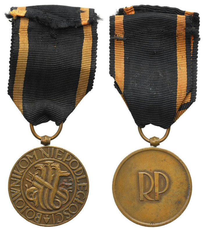 Decorations, Orders, Badges
Second Polish Republic Medal for Independence Fight...