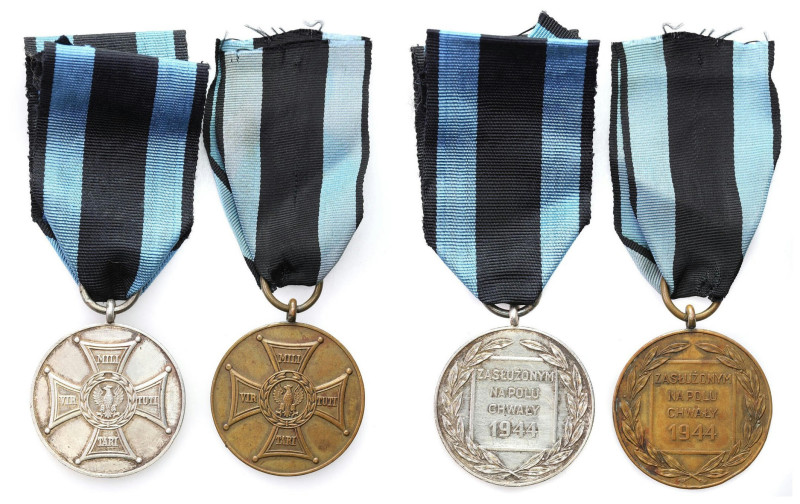Decorations, Orders, Badges
PRL. 1944 Medal for Merit on the Field of Glory, se...