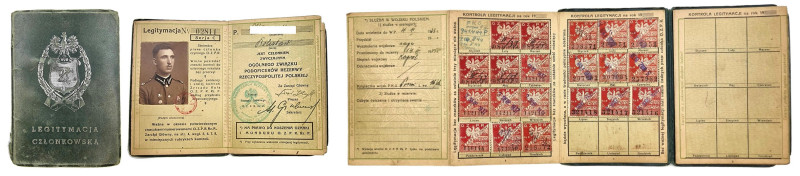 Decorations, Orders, Badges
Second Polish Republic Membership card of the Gener...