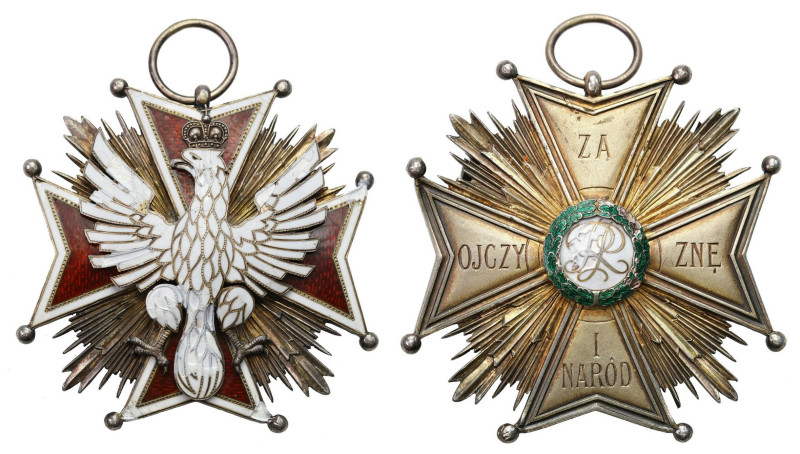 Decorations, Orders, Badges
Order of the White Eagle Star of P. Restitut - Pana...