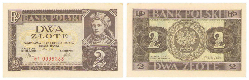 Polish banknotes 1936-1948
POLSKA / POLAND / POLEN / POLOGNE / POLSKO

2 złot...