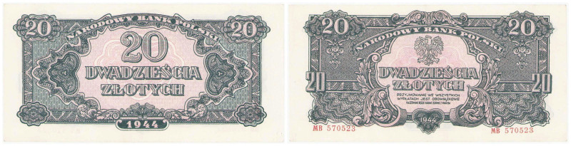 Polish banknotes 1936-1948
POLSKA / POLAND / POLEN / POLOGNE / POLSKO

20 zlo...