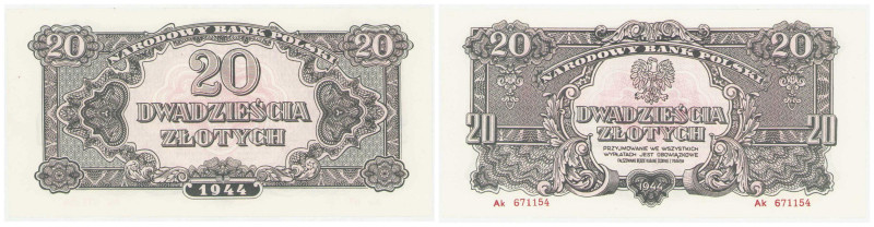 Polish banknotes 1936-1948
POLSKA / POLAND / POLEN / POLOGNE / POLSKO

20 zlo...