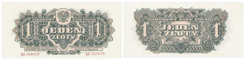 Polish banknotes 1936-1948
POLSKA / POLAND / POLEN / POLOGNE / POLSKO

1 złot...