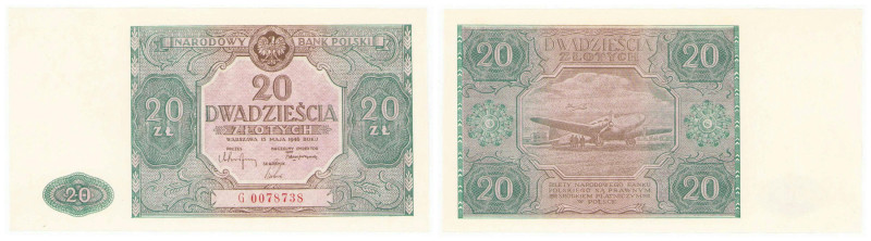 Polish banknotes 1936-1948
POLSKA / POLAND / POLEN / POLOGNE / POLSKO

20 zlo...