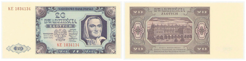 Polish banknotes 1936-1948
POLSKA / POLAND / POLEN / POLOGNE / POLSKO

20 zlo...