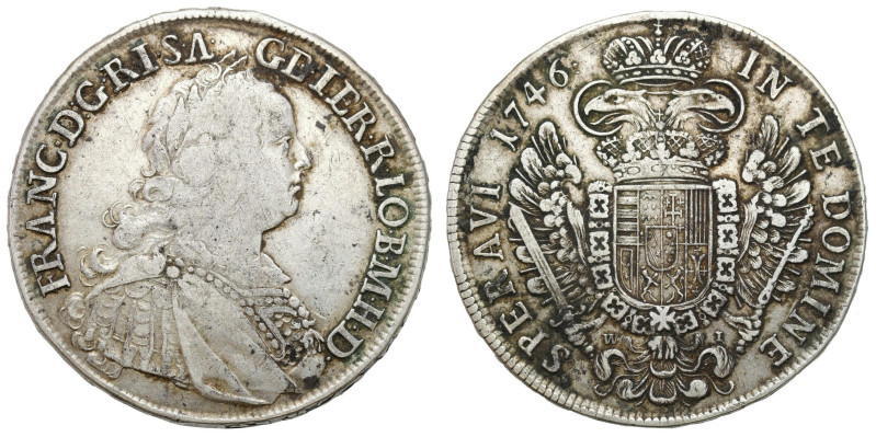 Austria
Austria. Francis I Stephen (1745-1765). 1/2 Thaler (Half Taler) 1746 WI...