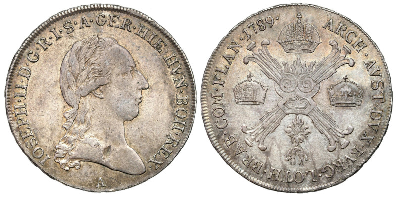 Austria
Austrian Niederlande. Joseph II (17801790). 1/2 Thaler (Half Taler) 178...