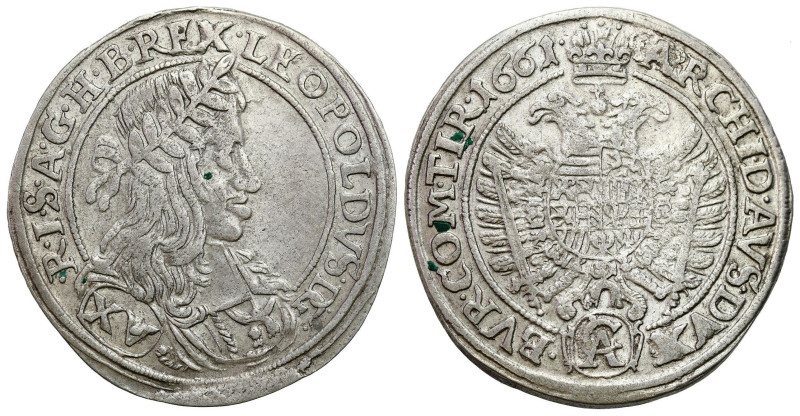 Austria
Austria, Leopold I (16571705). 15 kreutsars 1661 CA, Vienna 

Resztki...