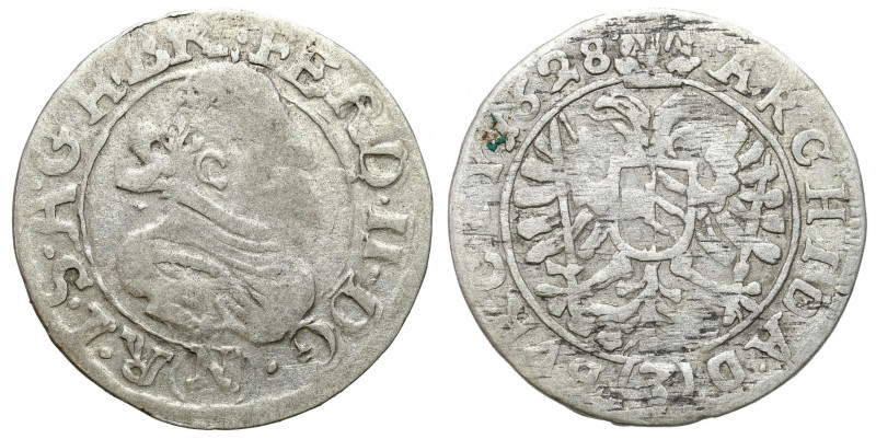 Austria
Austria, Ferdinand III (16191637), 3 krajcary 1628, Mikulov 

Obiegow...