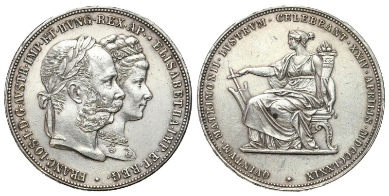 Austria
Austria, Franz Joseph I (1848-1916). 2 guilders 1879 

Moneta wybita ...