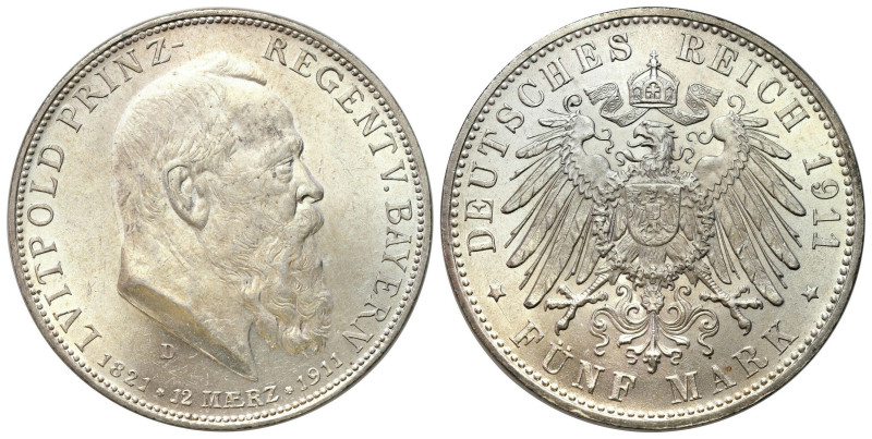 Germany - a large collection of German coins
Germany, Bavaria. Luitpold (1911)....