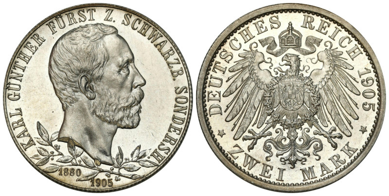 Germany - a large collection of German coins
Germany, Schwarzburg-Sondershausen...