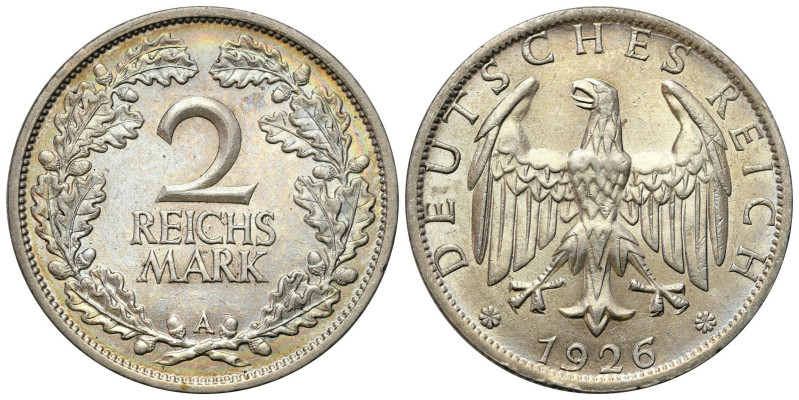 Germany - a large collection of German coins
Germany, Weimar. 2 mark 1926 A, Be...