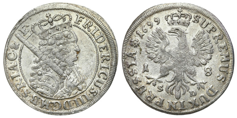 Germany
Germany, Brandenburg-Prussia. Frederick III (16881701). Ort 1699 SD, Kn...