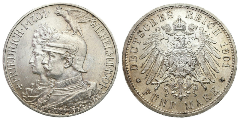 Germany
Germany, Prussia. 5 mark 1901 A, Berlin 

Wybite na 200. rocznicę ust...