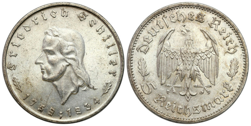 Germany
Germany, Third Reich. 5 mark 1934 F, Stuttgart RARE 

Wybite z okazji...