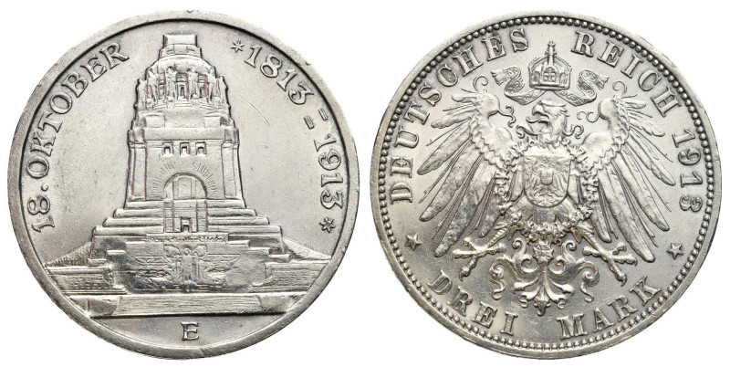 Germany
Germany, Saxony / Sachsen. Frederick Augustus III (19041918), 3 mark 19...