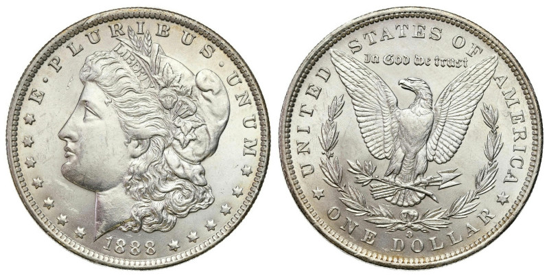 USA - great collection of American coins
USA. $ 1 dollar 1888 O, New Orleans - ...