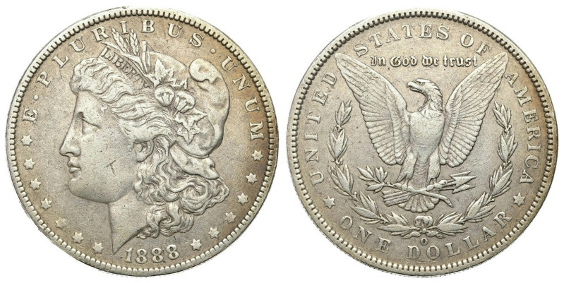USA - great collection of American coins
USA. $ 1 dollar 1888 O, New Orleans 
...