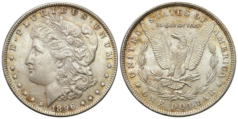USA - great collection of American coins
USA. dollar 1896, Philadelphia 

Del...