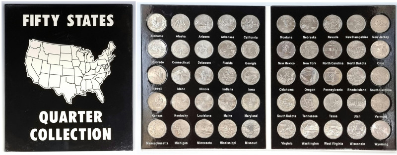 USA - great collection of American coins
USA. 1/4 dollar (25 cents) 2 albumy 19...